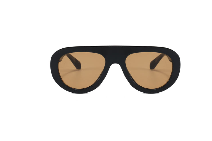 MOSAIC - Flattop Round Aviator Sunglasses