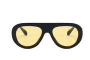 MOSAIC - Flattop Round Aviator Sunglasses