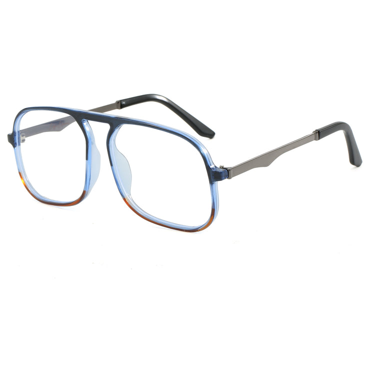 Old Skool - Oversized Aviator Blue Light Glasses