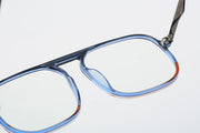 Old Skool - Oversized Aviator Blue Light Glasses