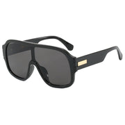 Black shield sunglasses