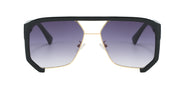 Gradient Oversized Square Aviators