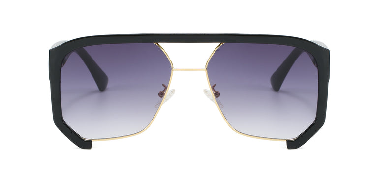 Prism OverSized Flattop Square Aviator Sunglasses – EdgeEleven